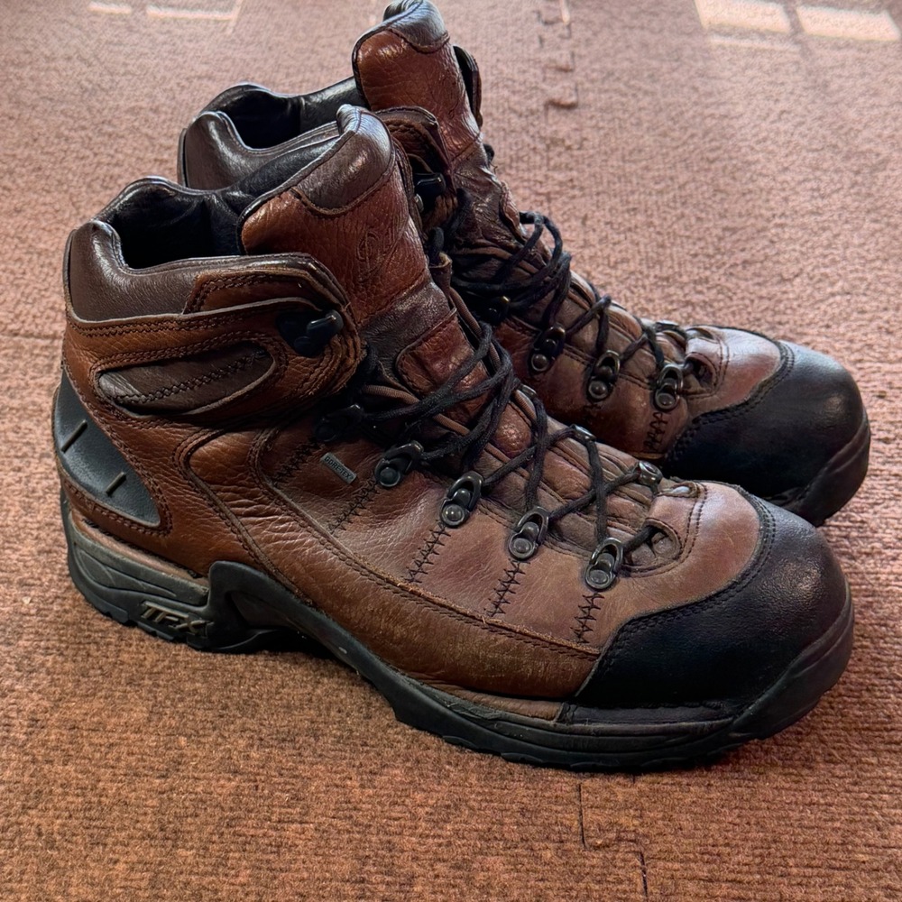 Danner 453 Hiking Boots Mens 13 D Brown Leather Gore-Tex Waterproof TFX 37510 B+